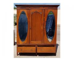 Antique? Gentlemen's Wardrobe Armoire Dresser Stunning Ornate